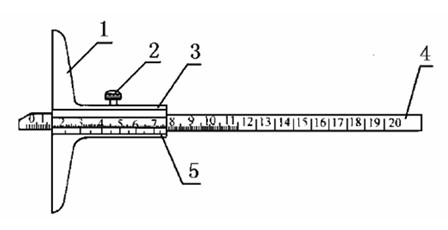 深度游標(biāo)卡尺